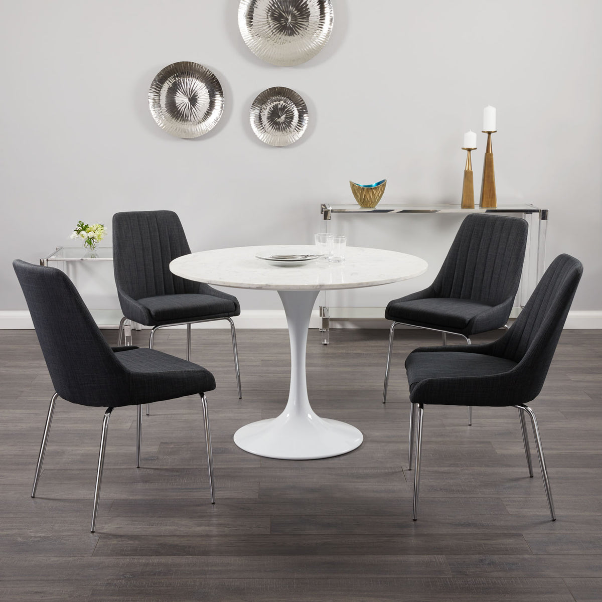 Soiree Metal Plates Trio - Ella and Ross Furniture