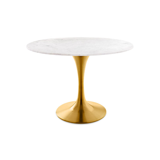 Paros Marble Dining Table - Gold - Ella and Ross Furniture