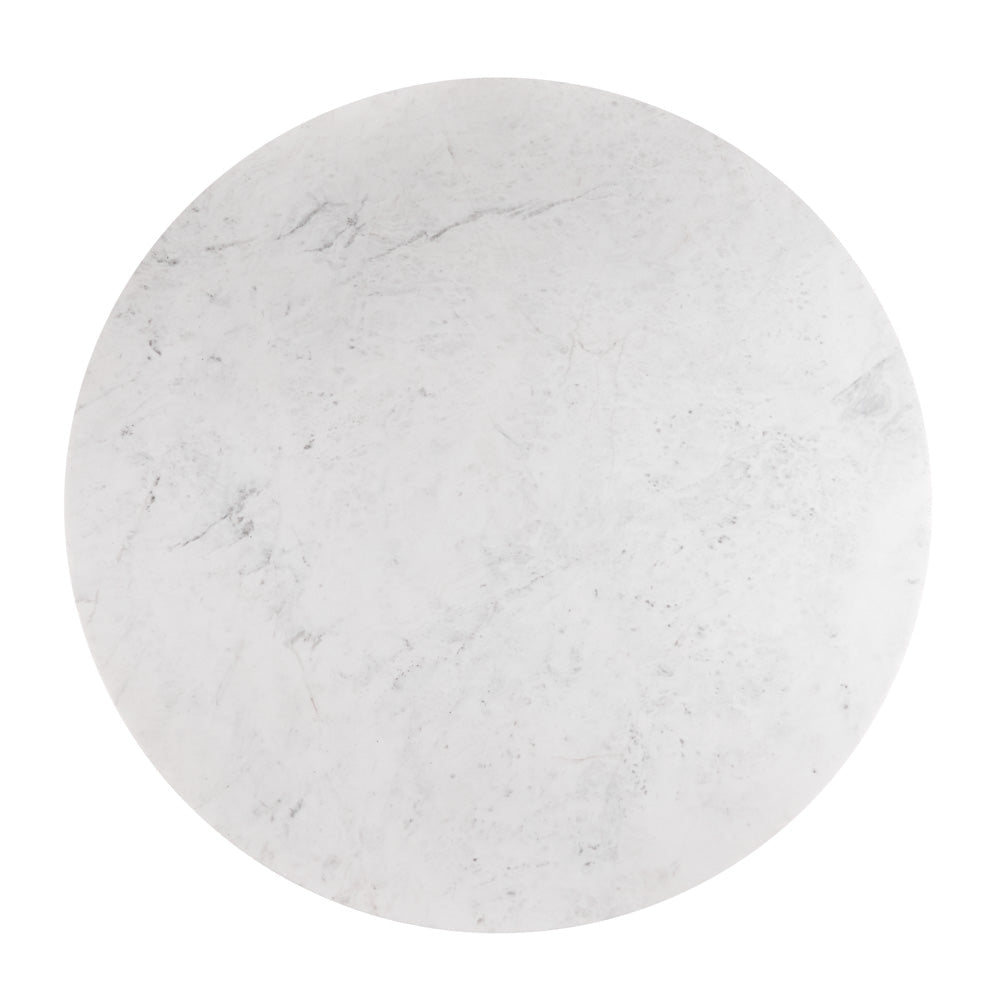 Paros Marble Dining Table - Gold - Ella and Ross Furniture