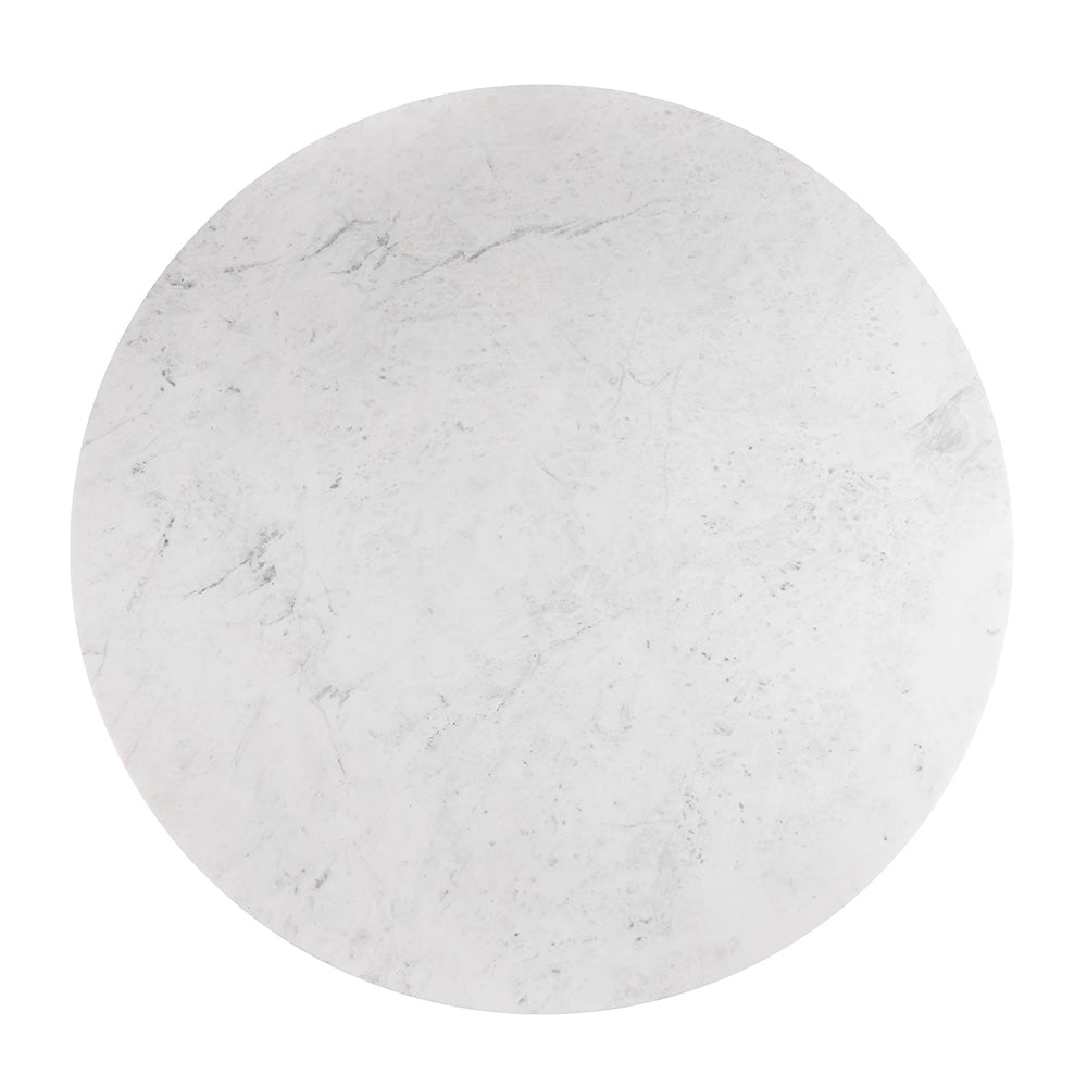 Paros Marble End Table - Ella and Ross Furniture