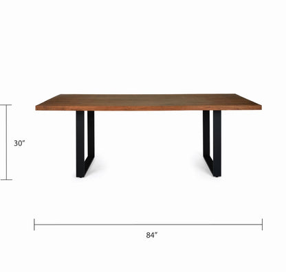 Pekoe Wood Dining Table - 84" - Ella and Ross Furniture