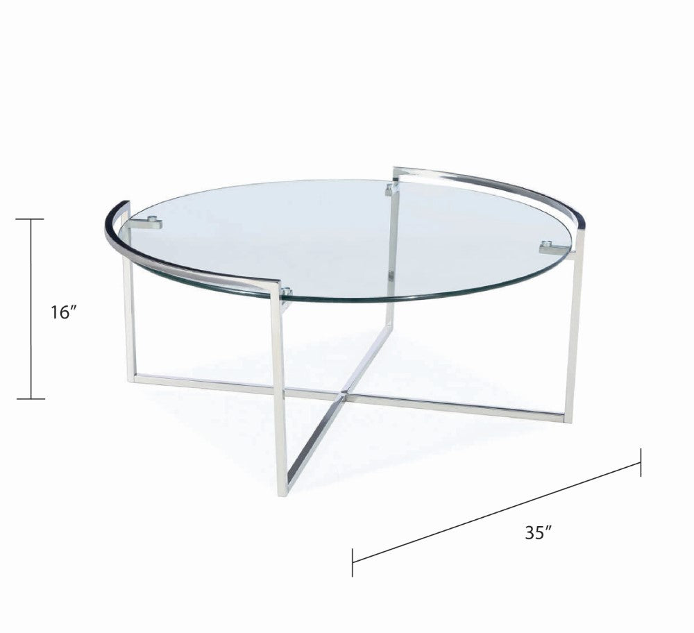 Porto Round Coffee Table - Ella and Ross Furniture