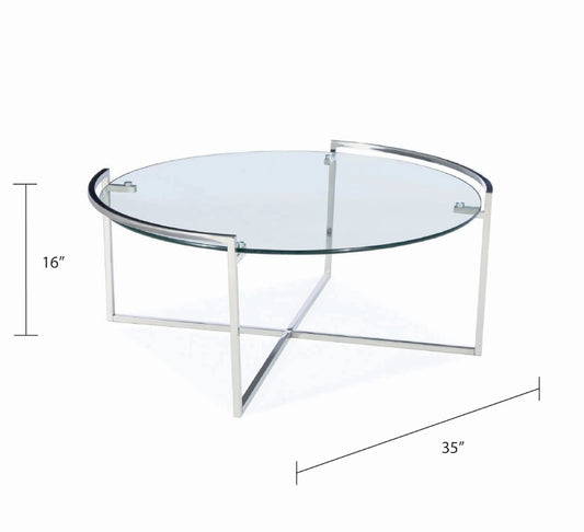 Porto Round Coffee Table - Ella and Ross Furniture