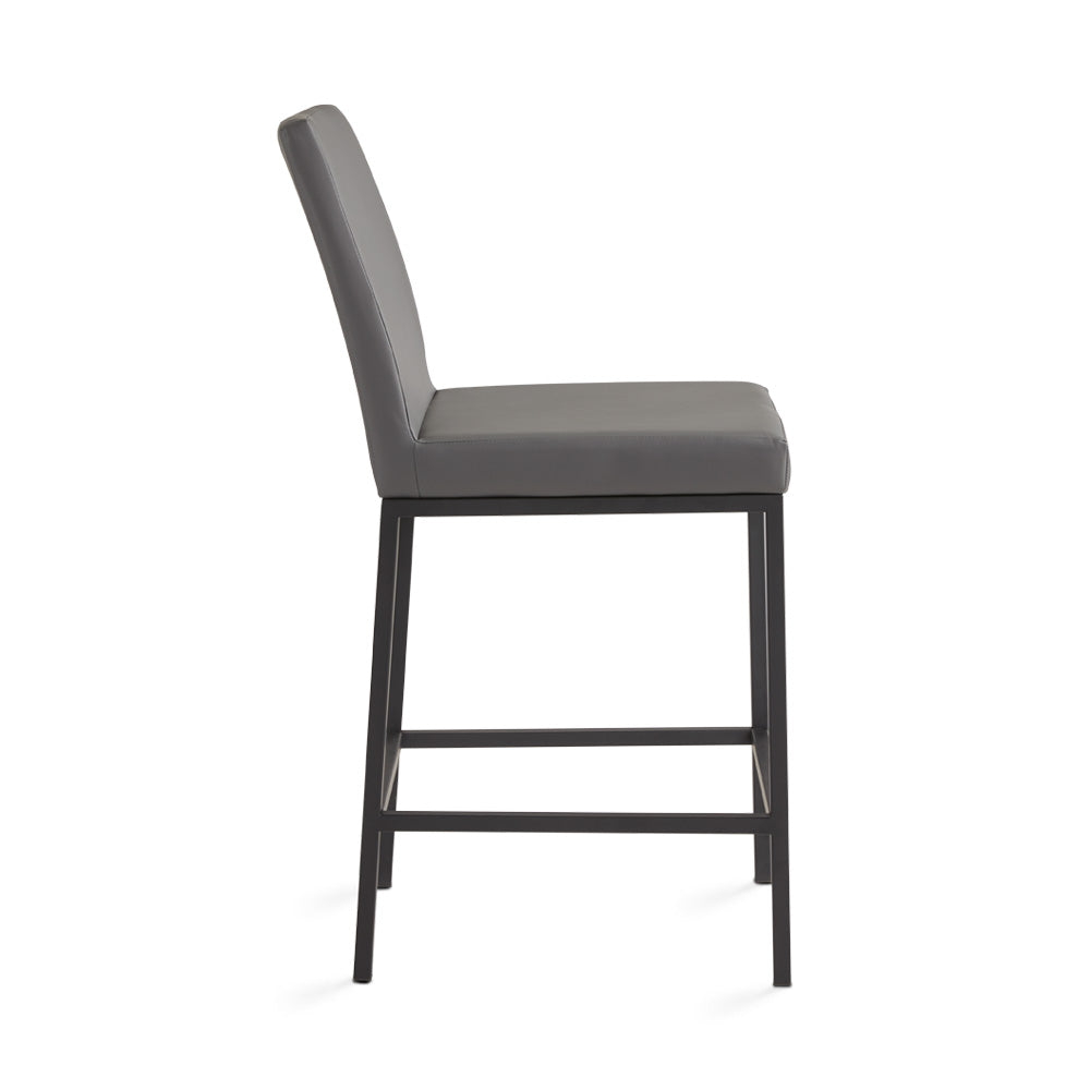 Regis Counter Stool - Black - Ella and Ross Furniture