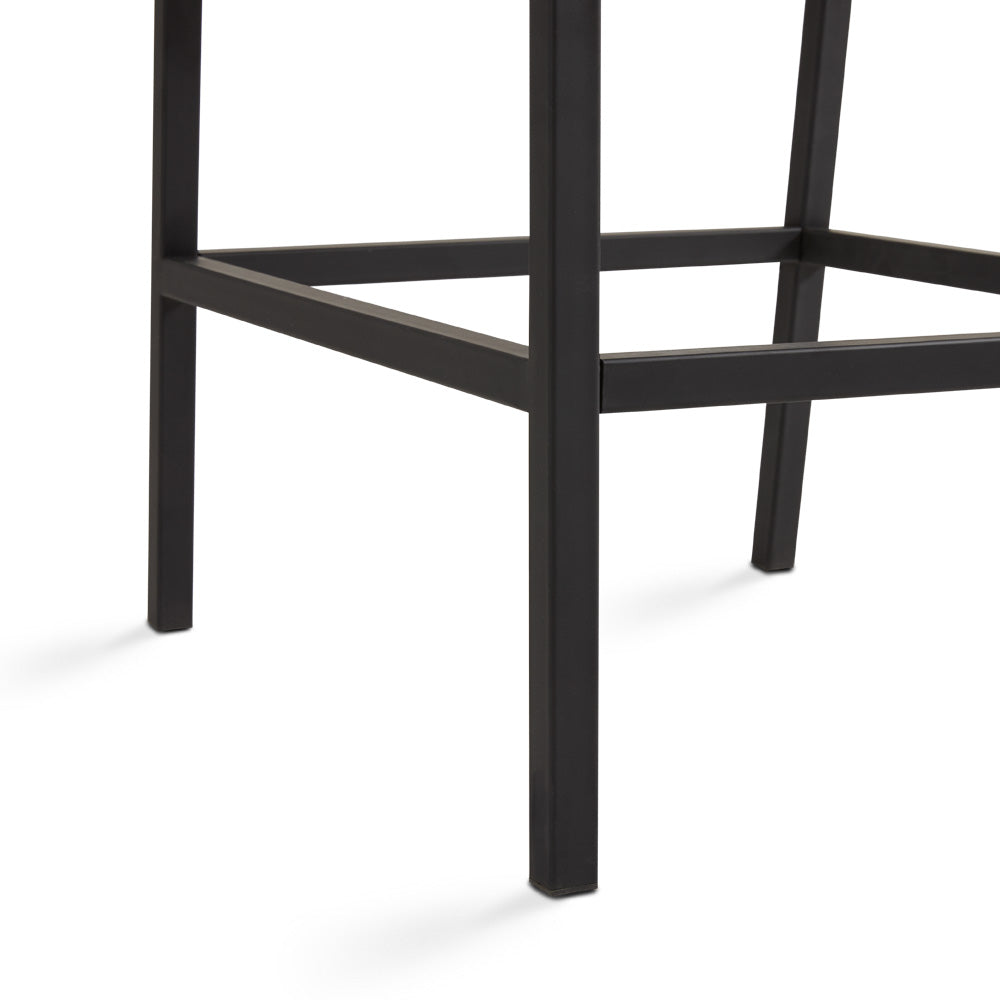 Regis Counter Stool - Black - Ella and Ross Furniture