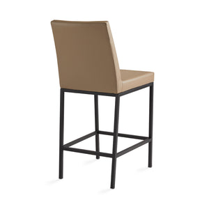 Regis Counter Stool - Black - Ella and Ross Furniture