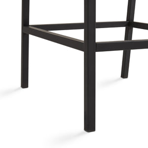 Regis Counter Stool - Black - Ella and Ross Furniture