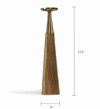 Reuben Pillar Candle Holder - Set of 3 - Ella and Ross Furniture