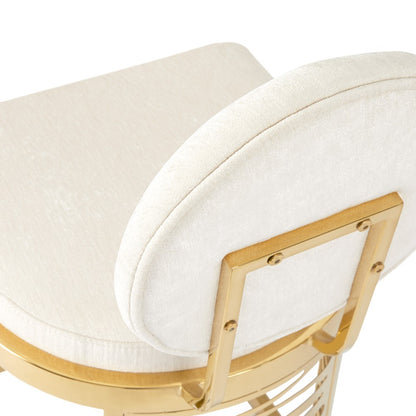 Rochelle Counter Stool - Gold - Ella and Ross Furniture