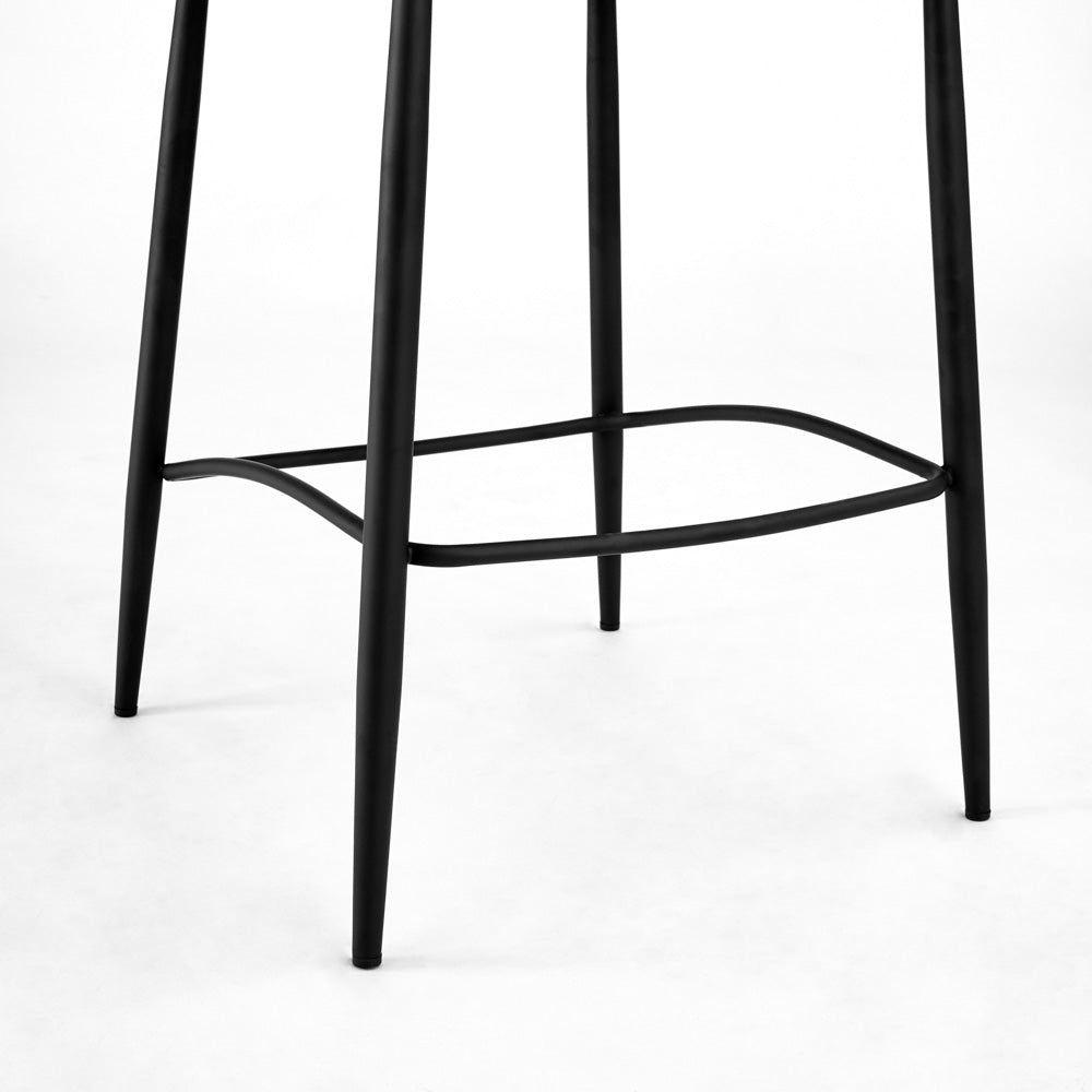Roma Black Metal Counter Stool - Ella and Ross Furniture