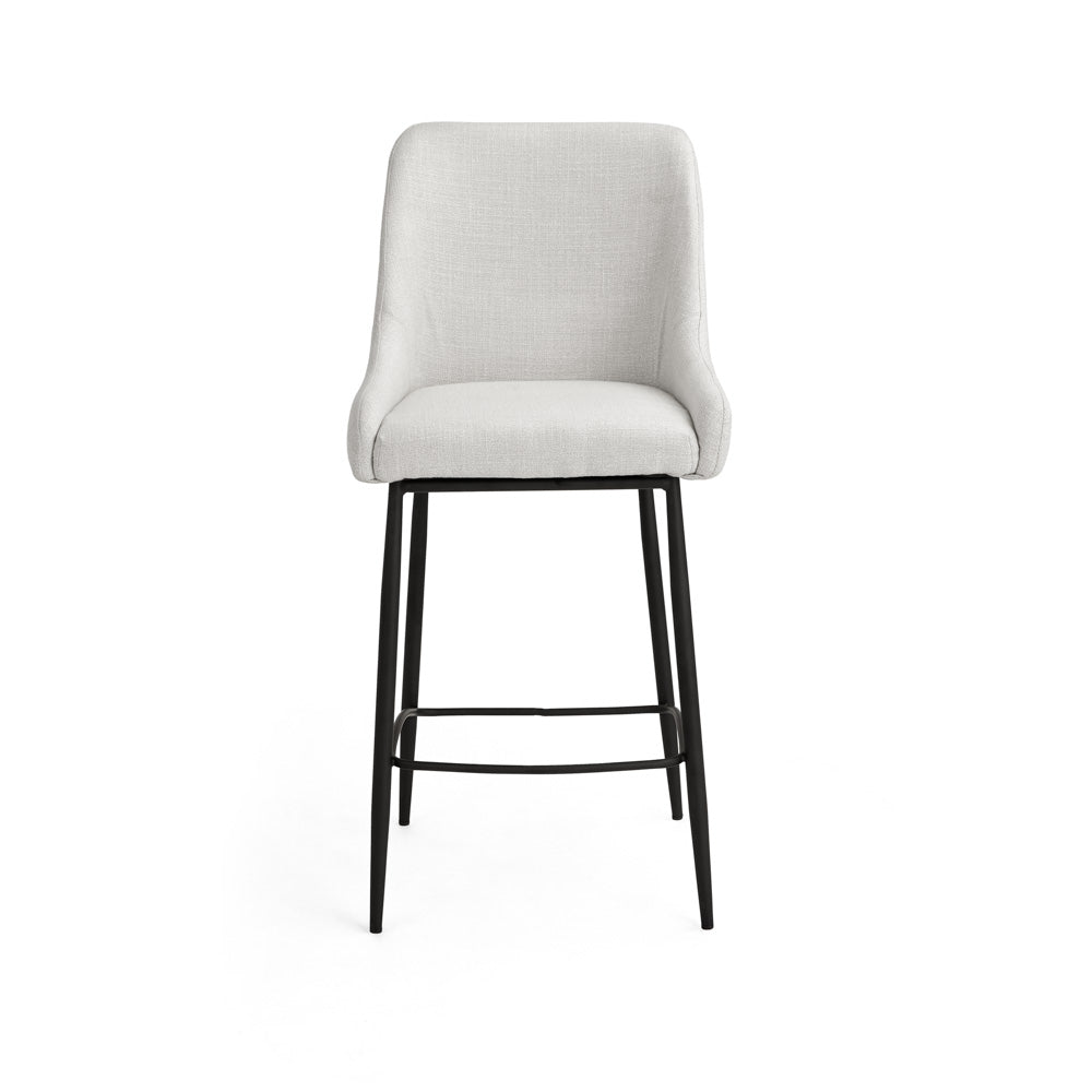 Roma Black Metal Counter Stool - Ella and Ross Furniture