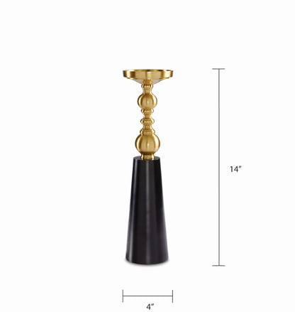 Rose Spool Pillar Candle Holders small