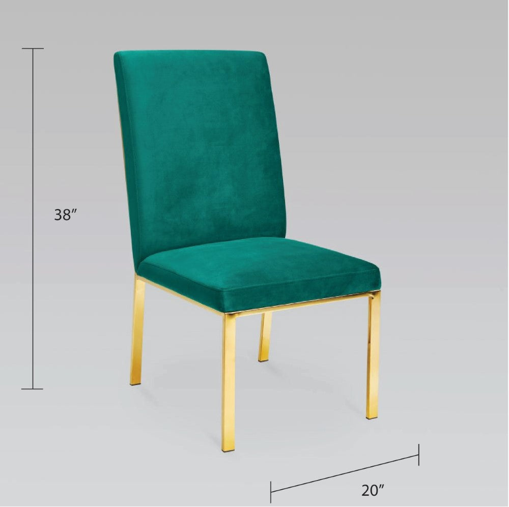 Roxanne Dining Chair - Emerald Green - Ella and Ross Furniture