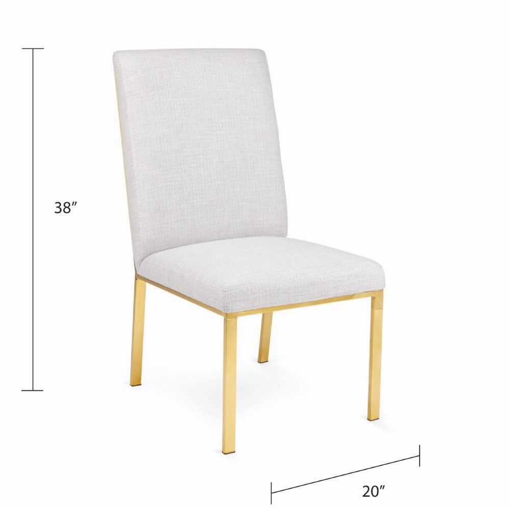 Roxanne Dining Chair - Gold