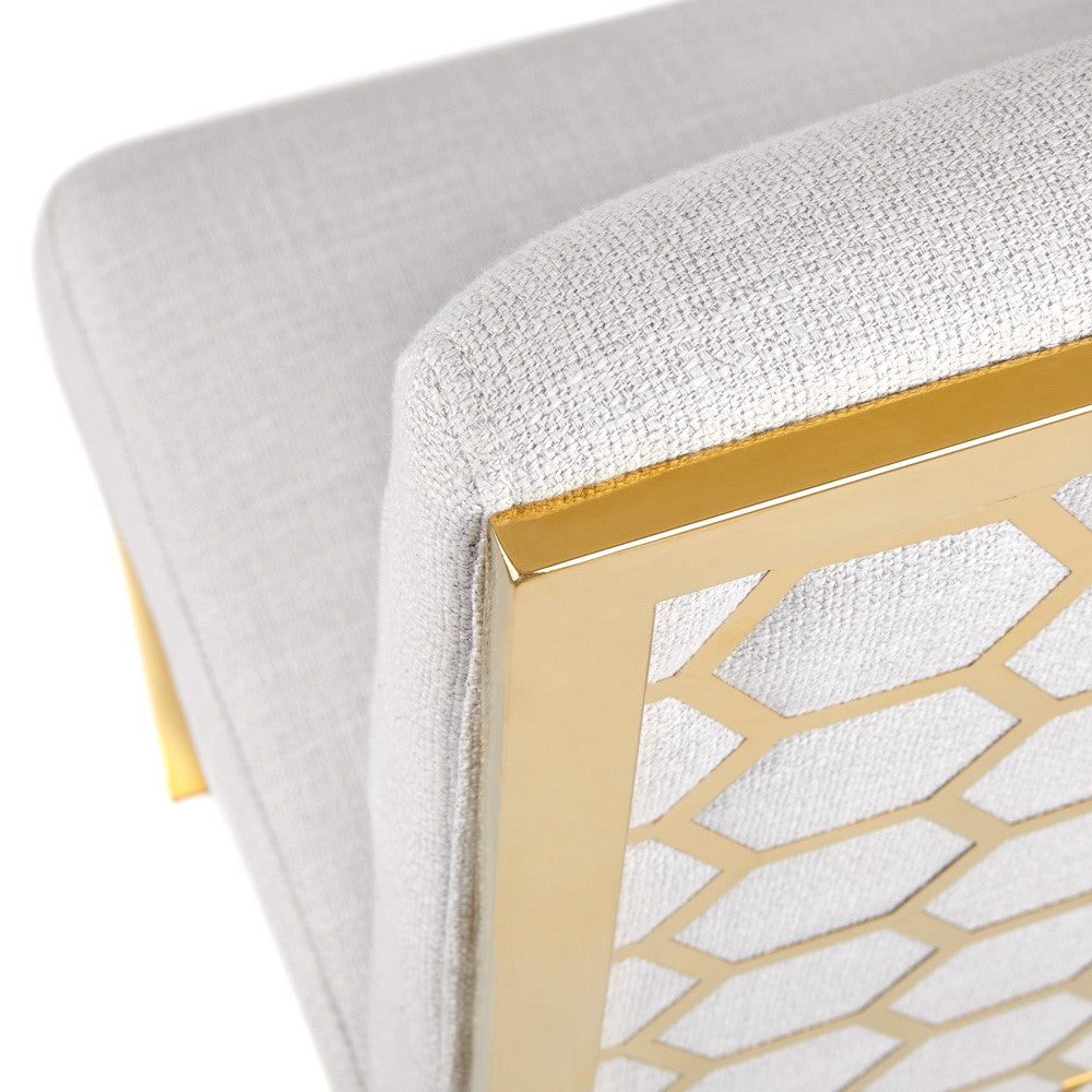 Roxanne Dining Chair - Gold - Ella and Ross Furniture