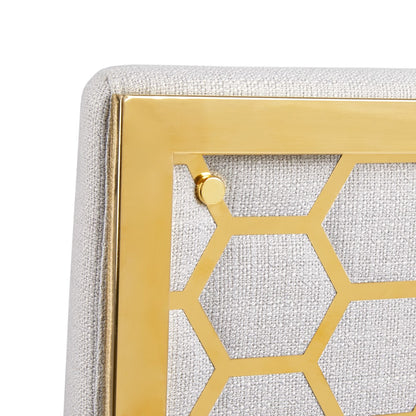 Roxanne Dining Chair - Gold - Ella and Ross Furniture