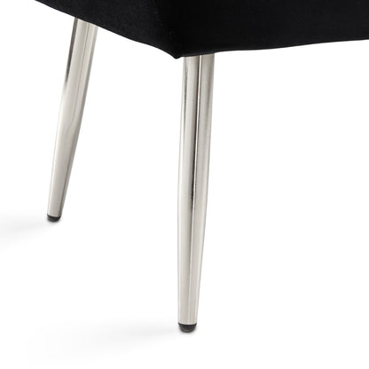 Shelby Storage Bench Black Velvet_Leg