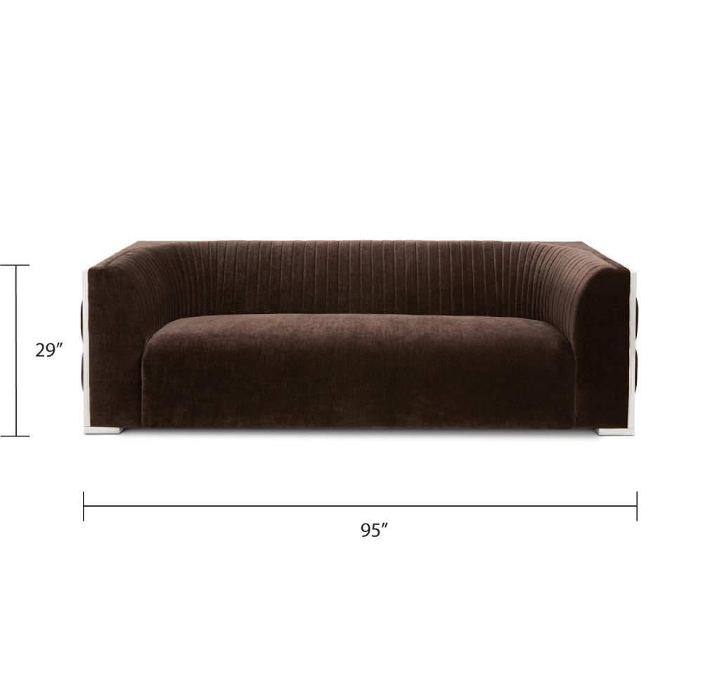 Socorro Sofa - Java Silver - Ella and Ross Furniture