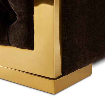 Socorro Accent Chair - Java Gold - Ella and Ross Furniture