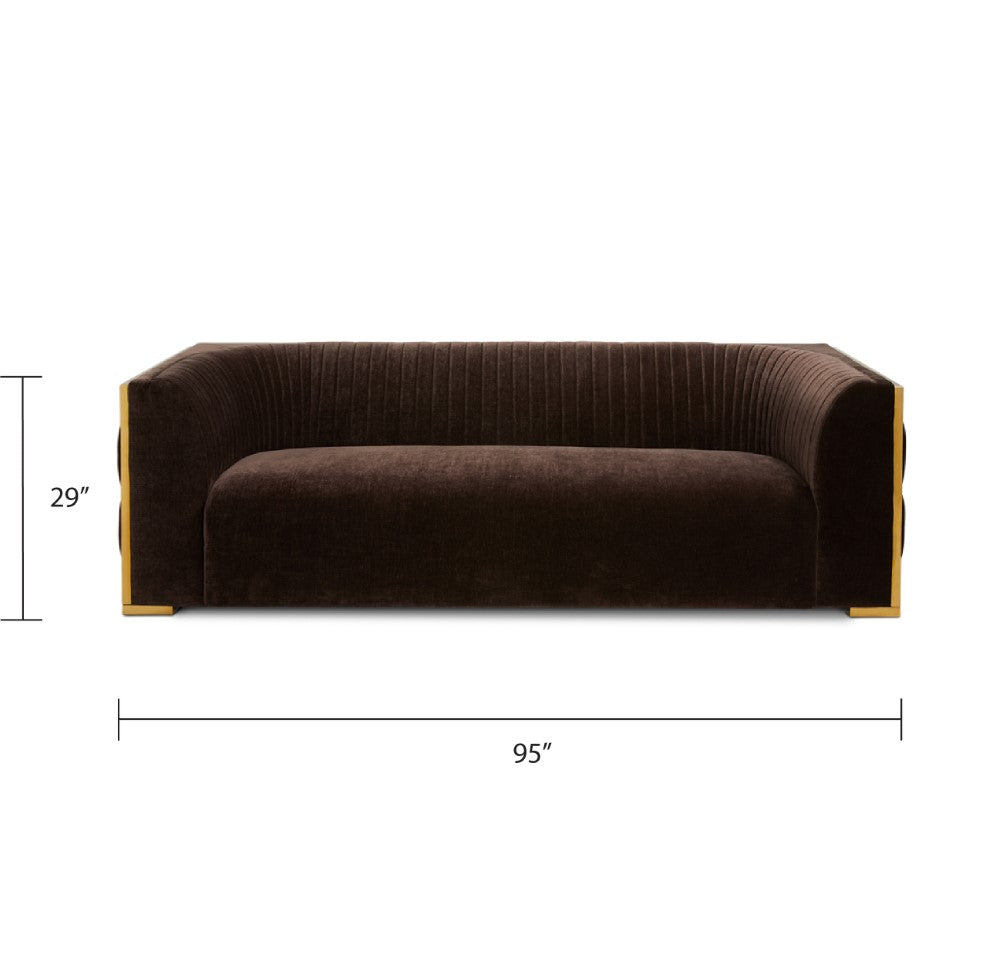 Socorro Sofa - Java Gold - Ella and Ross Furniture