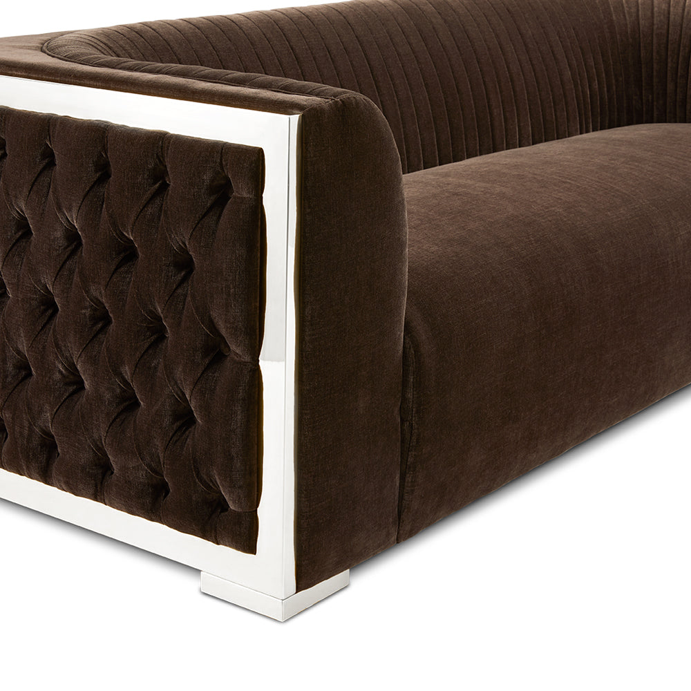 Socorro Sofa - Java Silver - Ella and Ross Furniture