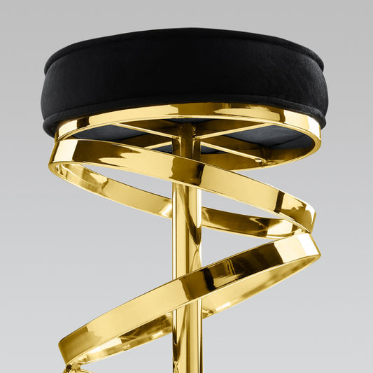 Sterling Gold Bar Stool - Ella and Ross Furniture