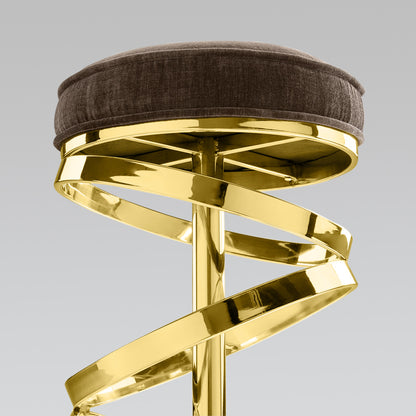 Sterling Gold Bar Stool - Ella and Ross Furniture