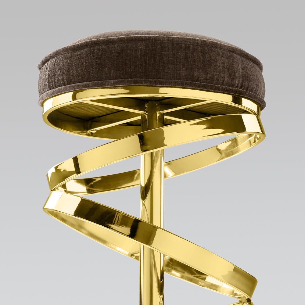 Sterling Gold Counter Stool - Ella and Ross Furniture