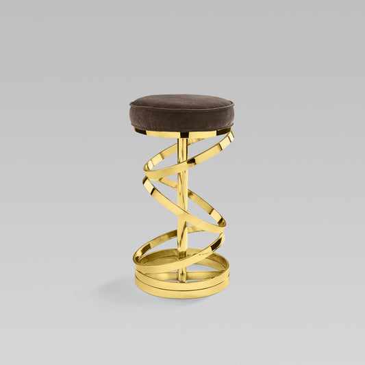 Sterling Gold Counter Stool - Ella and Ross Furniture