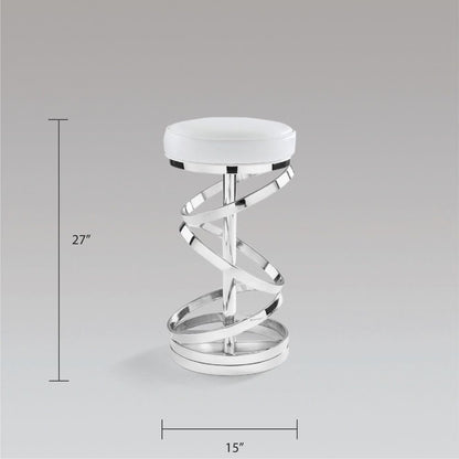 Sterling Silver Counter Stool - Ella and Ross Furniture