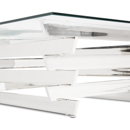 Talbot Square Glass Coffee Table - Ella and Ross Furniture