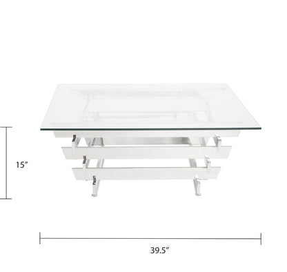 Talbot Square Glass Coffee Table - Ella and Ross Furniture