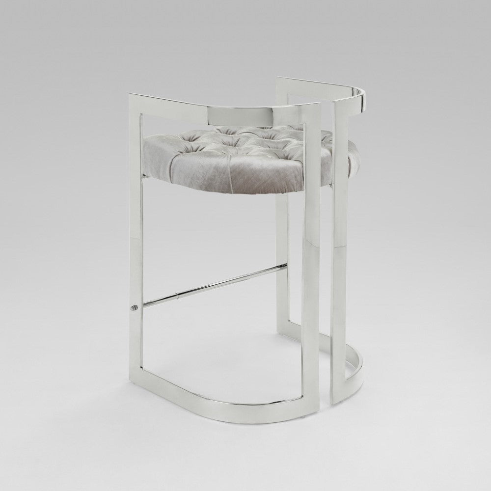 Vara Silver Counter Stool - Ella and Ross Furniture