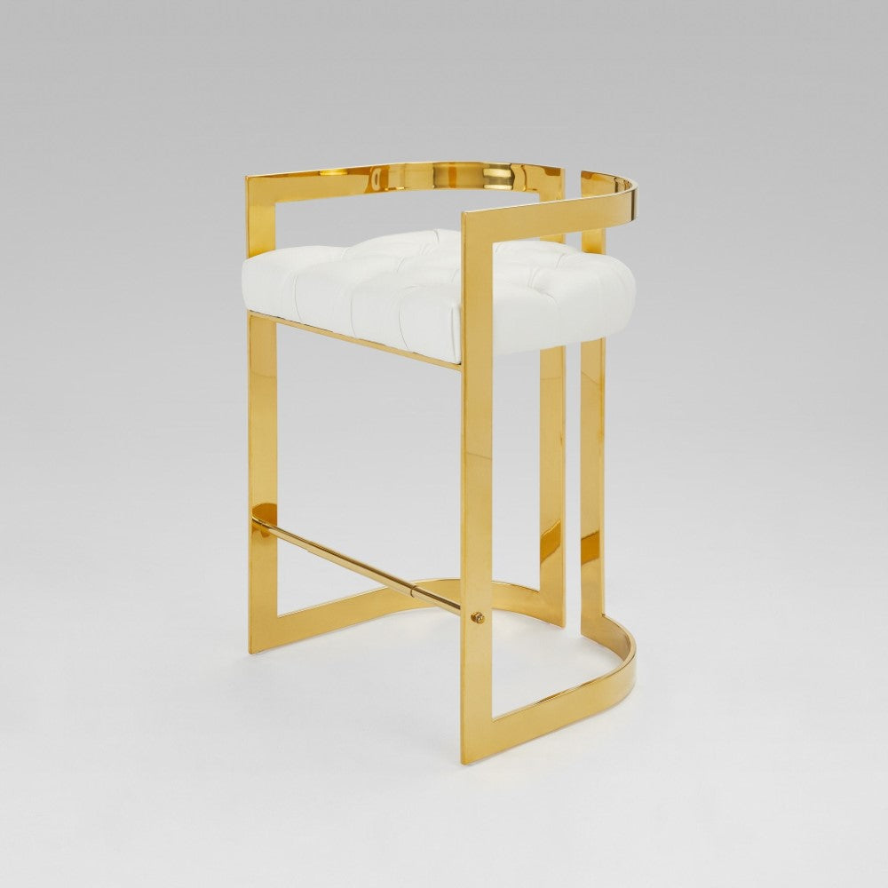 Vara Gold Counter Stool - Ella and Ross Furniture