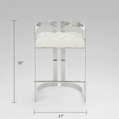Vara Silver Counter Stool - Ella and Ross Furniture