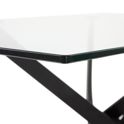 Verity Black Dining Table - 63" - Ella and Ross Furniture