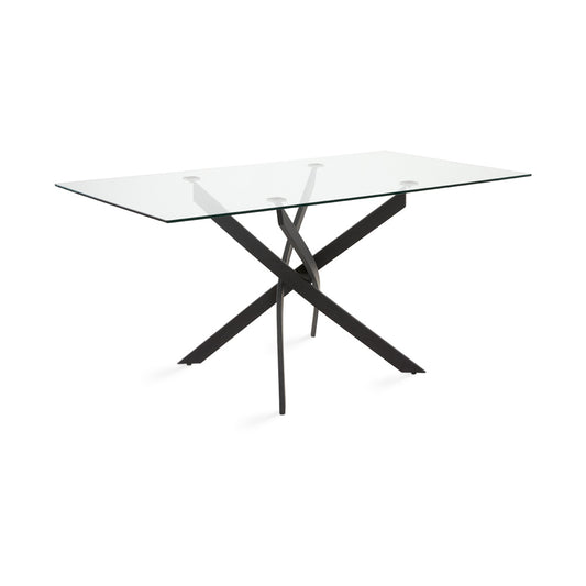 Verity Black Dining Table - 63" - Ella and Ross Furniture