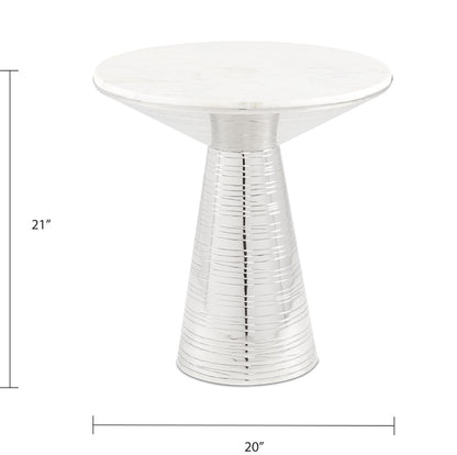 Vesper Marble End Table - Ella and Ross Furniture